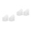 2Sets Clear Acrylic Fish Tank Plant Basins with Suction Cup Design 4