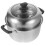 2Pcs Stainless Steel Steamer Pot Kitchen Cookware Multi-Use 2