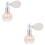 2Pièces Flacon Highlighter Poudre Or Pour Et Corps 6