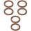 6Pièces Plaques Muffler Marron Anti-Vibration Pratiques Pour 3