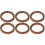 6Pièces Plaques Muffler Marron Anti-Vibration Pratiques Pour 4