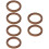 6Pièces Plaques Muffler Marron Anti-Vibration Pratiques Pour 7
