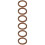 6Pièces Plaques Muffler Marron Anti-Vibration Pratiques Pour 9