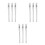 9Pcs White Pen Tattoo Positioning Fine Tip Eyebrow Mapping 6
