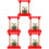 5Sets Holz Bahnsteig Spielzeug Kinder DIY Simulation Bunt Modell 7