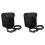 2Pièces De Rangement Noir Durable Et Portable 2
