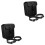2Pièces De Rangement Noir Durable Et Portable 3