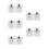 10Pcs Silver Plastic Spray Button Valve for Kitchen Shower Attachments 4