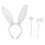 2Ensembles Ensemble Cosplay Oreilles Bandeau Queue Pour Fête 2
