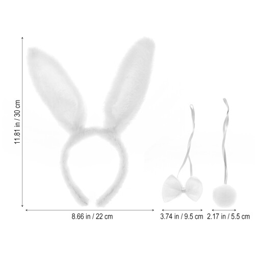 2Ensembles Ensemble Cosplay Oreilles Bandeau Queue Pour Fête 2