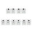 10Pcs Silver Plastic Spray Button Valve for Kitchen Shower Attachments 7