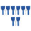 12Pcs Car Ice Set with Snow Brush PP Durable Portable Design 9