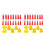 44Pcs Multi Applicator Kit Stainless Steel Rubber Nozzles 7