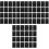 105Pcs Black Plastic Finger Ring Display Stand for Jewelry Storage 2
