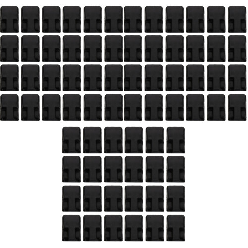 105Pcs Black Plastic Finger Ring Display Stand for Jewelry Storage 1