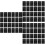 105Pcs Black Plastic Finger Ring Display Stand for Jewelry Storage 5