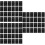 105Pcs Black Plastic Finger Ring Display Stand for Jewelry Storage 6