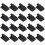 105Pcs Black Plastic Finger Ring Display Stand for Jewelry Storage 10