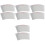 800Pcs Clear Cellophane Storage Bags Opp Material Self-Adhesive White 4