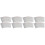 800Pcs Clear Cellophane Storage Bags Opp Material Self-Adhesive White 5