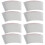 800Pcs Clear Cellophane Storage Bags Opp Material Self-Adhesive White 6