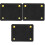 3Pcs Comfortable PU Suitcase Handle Wraps Black Grip Covers 2