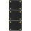 3Pcs Comfortable PU Suitcase Handle Wraps Black Grip Covers 7
