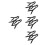 8Pcs Black Chin Strap Nylon Hard Hat Safety Accessory 5