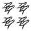 8Pcs Black Chin Strap Nylon Hard Hat Safety Accessory 9