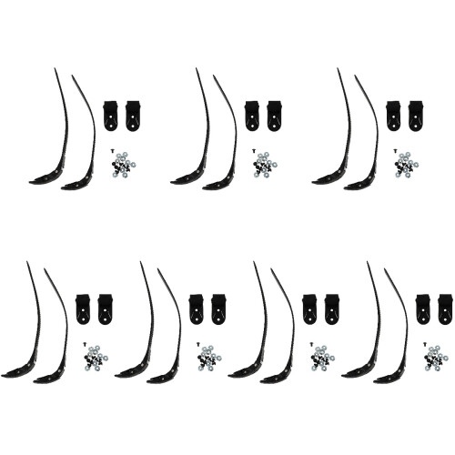 14Ensembles Kit Boucles Sangles Noires Pour À Roulettes 1