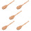 5Pièces Ustensiles Cuisine Bois Khaki Cuillères Multi-Usage 9