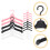 120Pcs Assorted Color Mini Plastic Doll Hangers for Clothes Storage 9