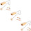 3Pièces Vibraslap Bois Percussion Main Portable Découvrez Sons Uniques 9
