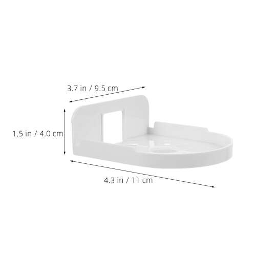 5Pcs White Acrylic Wall Bracket for Security Cameras and Speaker Mount 1