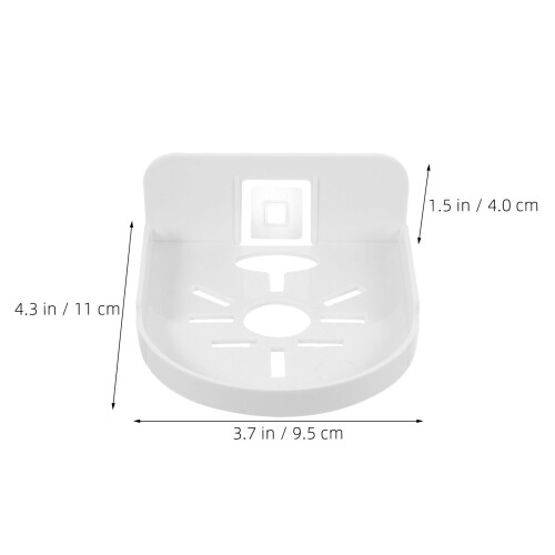 5Pcs White Acrylic Wall Bracket for Security Cameras and Speaker Mount 2