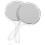4Pcs White Travel Makeup Mirrors Double Sided Handheld Cosmetic Mirror 10