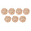 20Pcs Chocolate Miniature Straw Hats Handmade for Doll DIY Projects 2