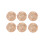 20Pcs Chocolate Miniature Straw Hats Handmade for Doll DIY Projects 3