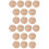 20Pcs Chocolate Miniature Straw Hats Handmade for Doll DIY Projects 6