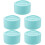 5Pcs Silicone Coffee Filter Container Green for Home Use 6
