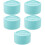 5Pcs Silicone Coffee Filter Container Green for Home Use 7