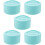 5Pcs Silicone Coffee Filter Container Green for Home Use 8