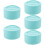 5Pcs Silicone Coffee Filter Container Green for Home Use 10