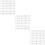 72Pcs White PP Valance Clips for Kitchen Blinds Replacement 8