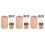 3Sets Durable Wooden Color Sorting Cups and Sticks Educational Toy 5