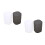 4Pcs Compact Pen Holder PP Material Assorted Desk Organizer Container 4
