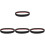 4Pcs Black Laminate Floor Strips Self Adhesive Flexible PVC Divider 2