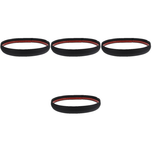 4Pcs Black Laminate Floor Strips Self Adhesive Flexible PVC Divider 2