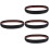 4Pcs Black Laminate Floor Strips Self Adhesive Flexible PVC Divider 6