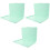 3Pcs Green Plastic Business Card Holder Storage Organizer 4